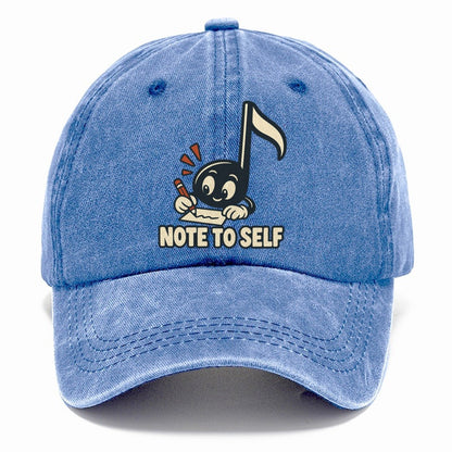 Note To Self Familiar Punchlines Classic Cap – Summer Sky