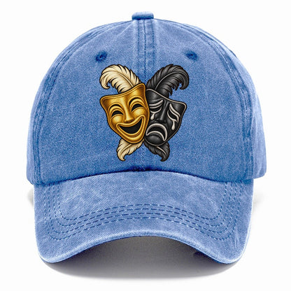 Masks Venetian Plumes Fan Favorites Classic Cap – Summer Sky