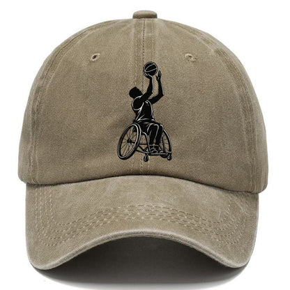 Wheelchair Basketball Player Classic Cap – Warm Sand