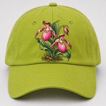 Prince Edward Island Lady S Slipper Canada Cultural Icons Baseball Cap – Fluorescent Green