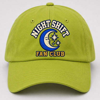 Night Shift Fan Club Baseball Cap – Fluorescent Green