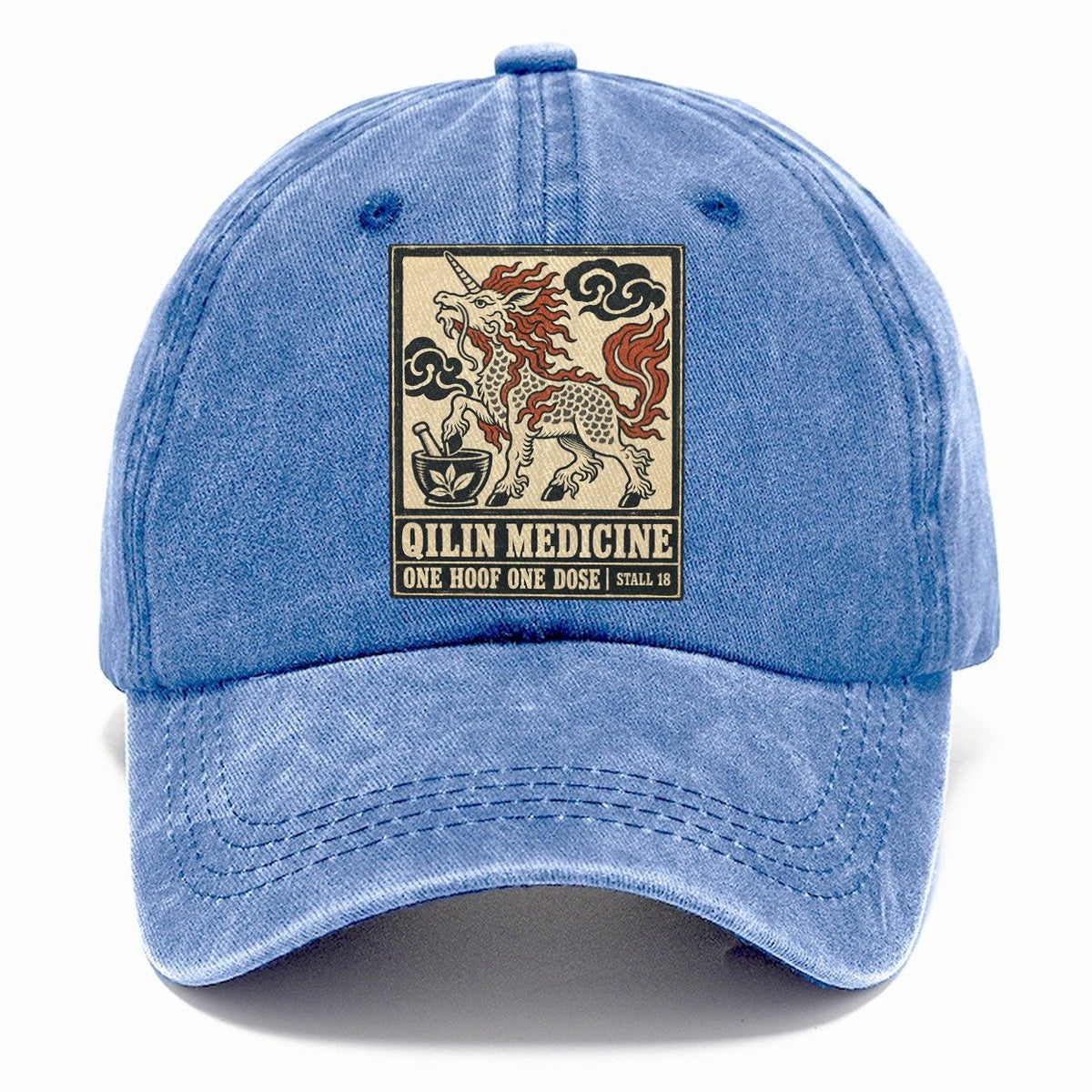 Kirin Medicine Yokai Night Market Classic Cap – Summer Sky
