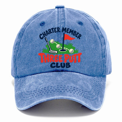 Three Putt Club Golf Life Classic Cap – Summer Sky