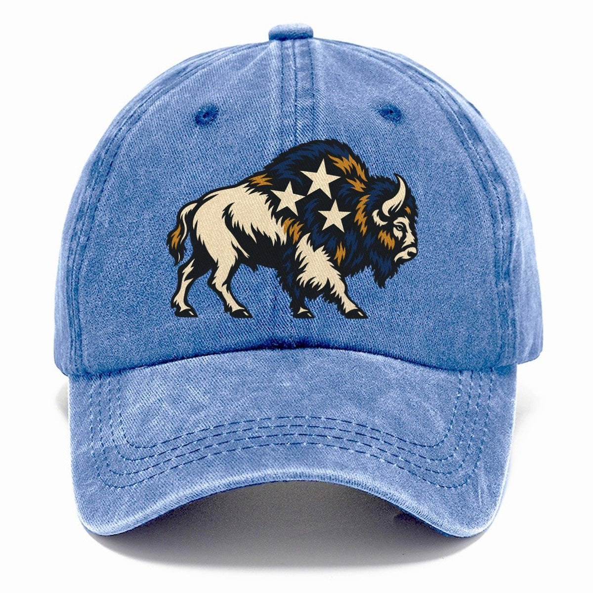 Bison Night Sky Sundown Familiars Classic Cap – Summer Sky