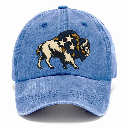 Bison Night Sky Sundown Familiars Classic Cap – Summer Sky