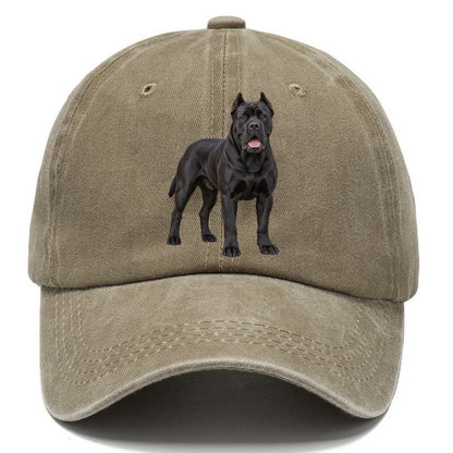 Cane Corso Standing Top Breeds Classic Cap – Warm Sand