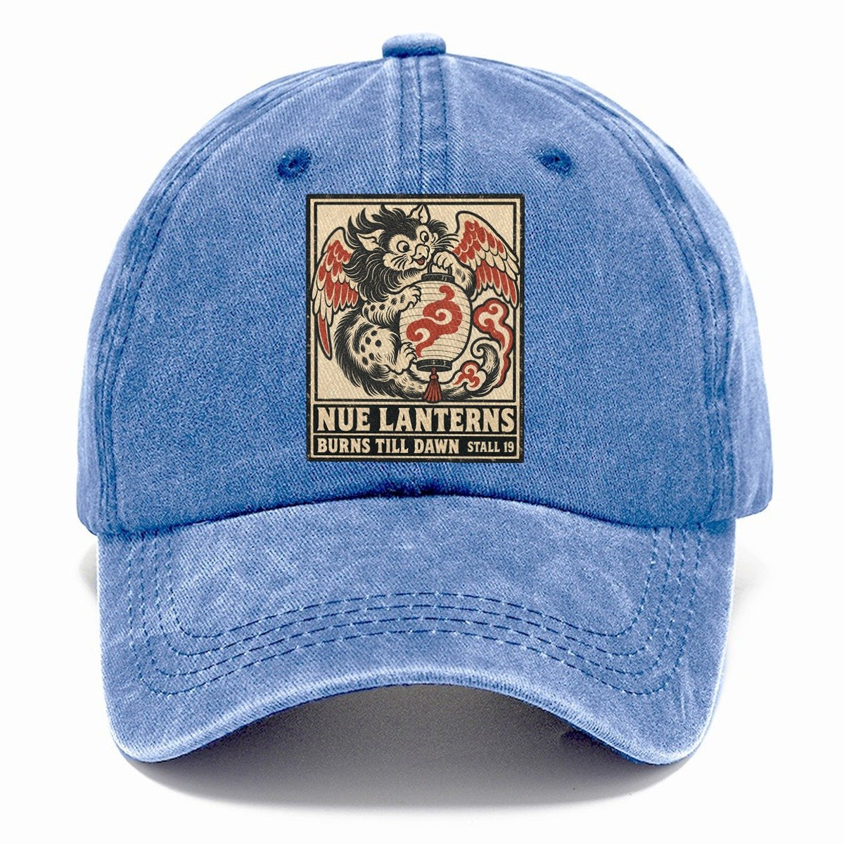 Nue Lanterns Yokai Night Market Classic Cap – Summer Sky