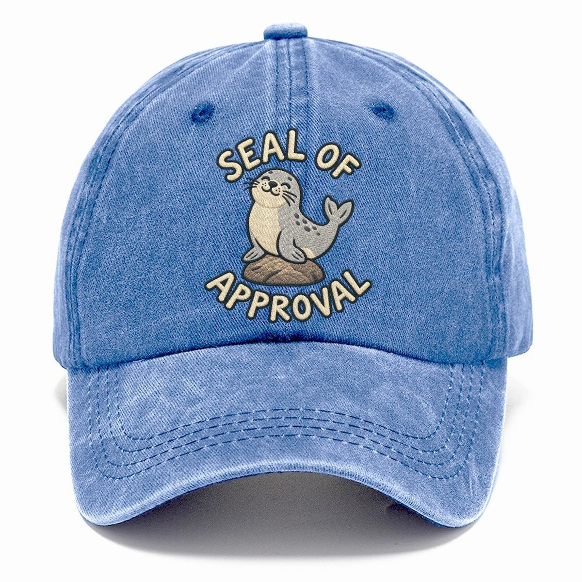 Seal Animal Puns Classic Cap – Summer Sky