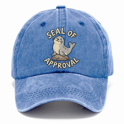 Seal Animal Puns Classic Cap – Summer Sky