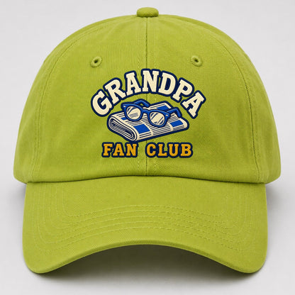Grandpa Fan Club Baseball Cap – Fluorescent Green