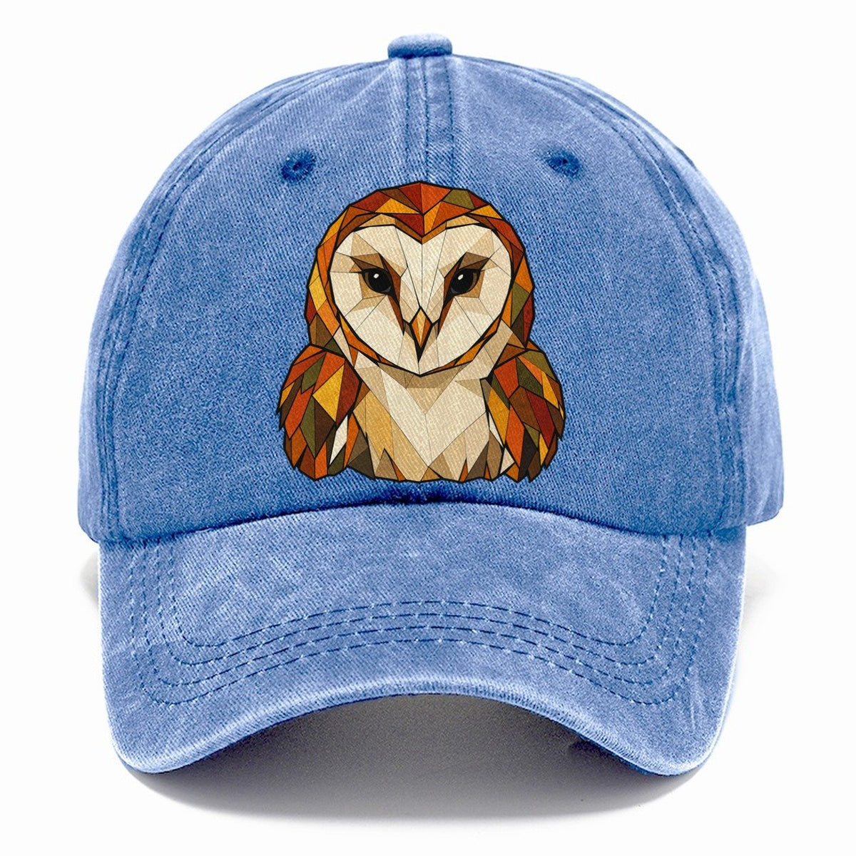 Barn Owl Face Wildwood Mosaic Classic Cap – Summer Sky