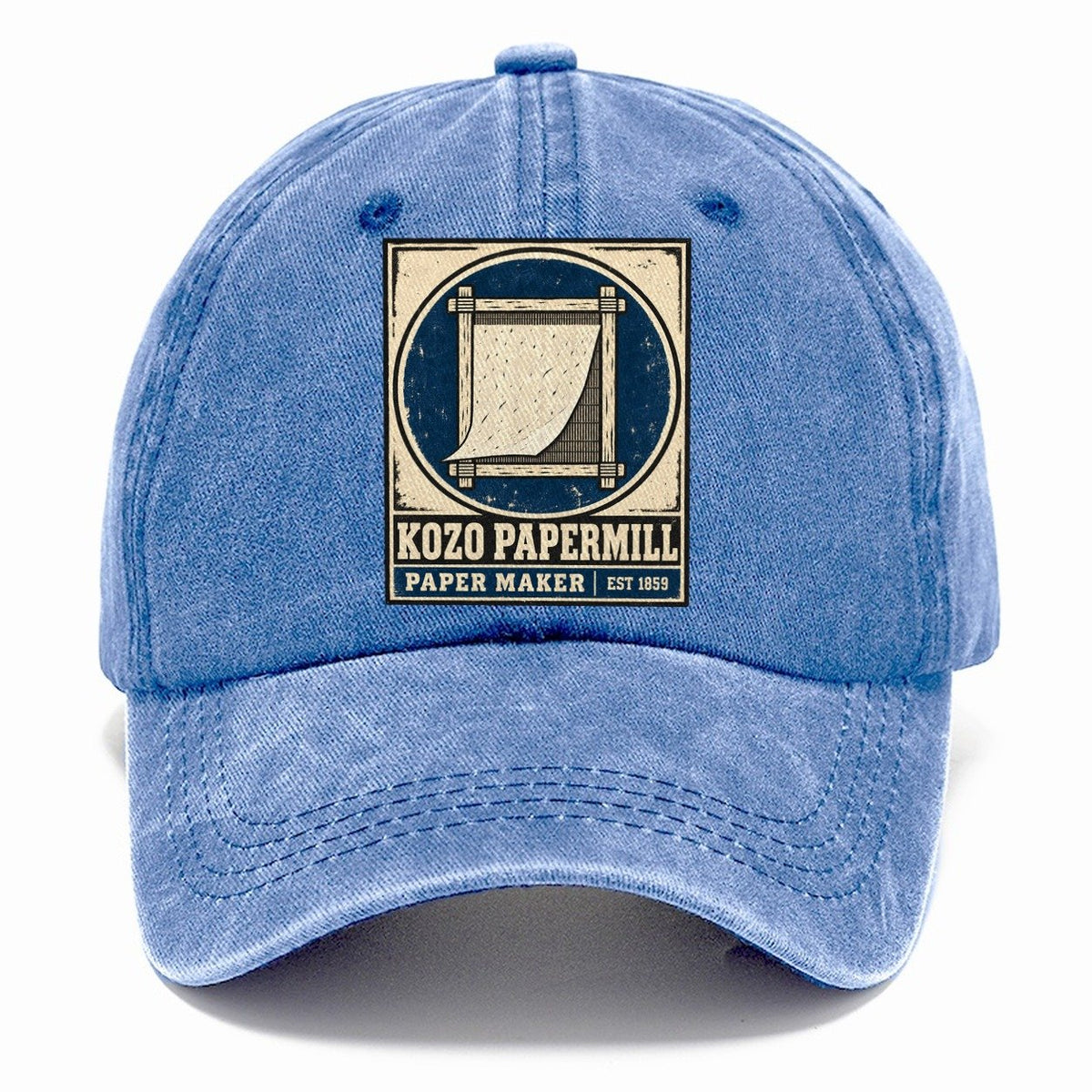 Kozo Paper Mill Noren Trade Co Classic Cap – Summer Sky