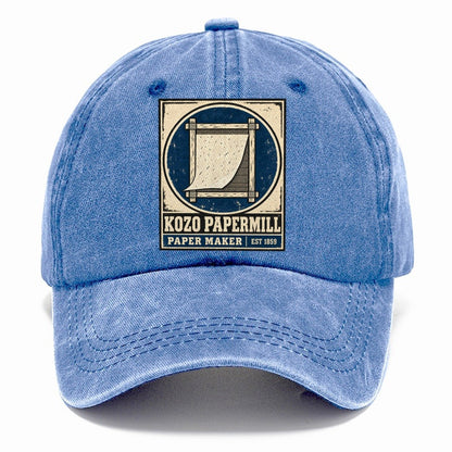 Kozo Paper Mill Noren Trade Co Classic Cap – Summer Sky
