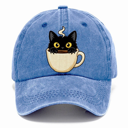 Black Cat Coffee Mug Fan Favorites Classic Cap – Summer Sky