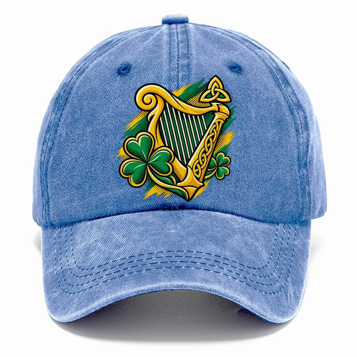 Ireland Pop Art Emblem Classic Cap – Summer Sky