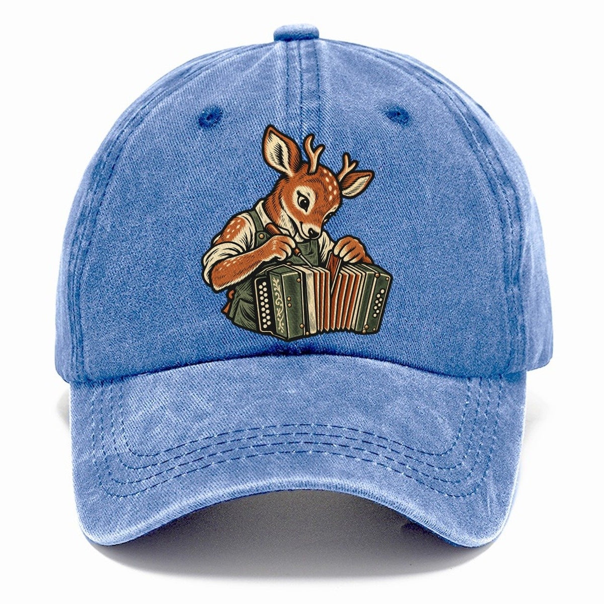 Deer Accordion Repairer Sundown Familiars Classic Cap – Summer Sky