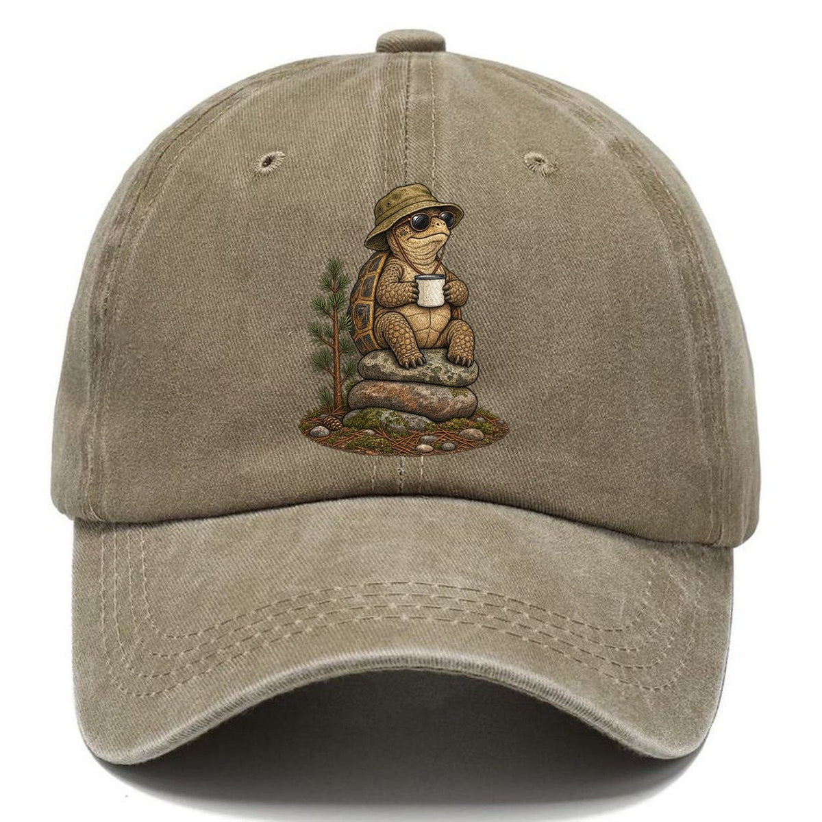 Tortoise Slow Roast Slow Camp Club Classic Cap – Warm Sand