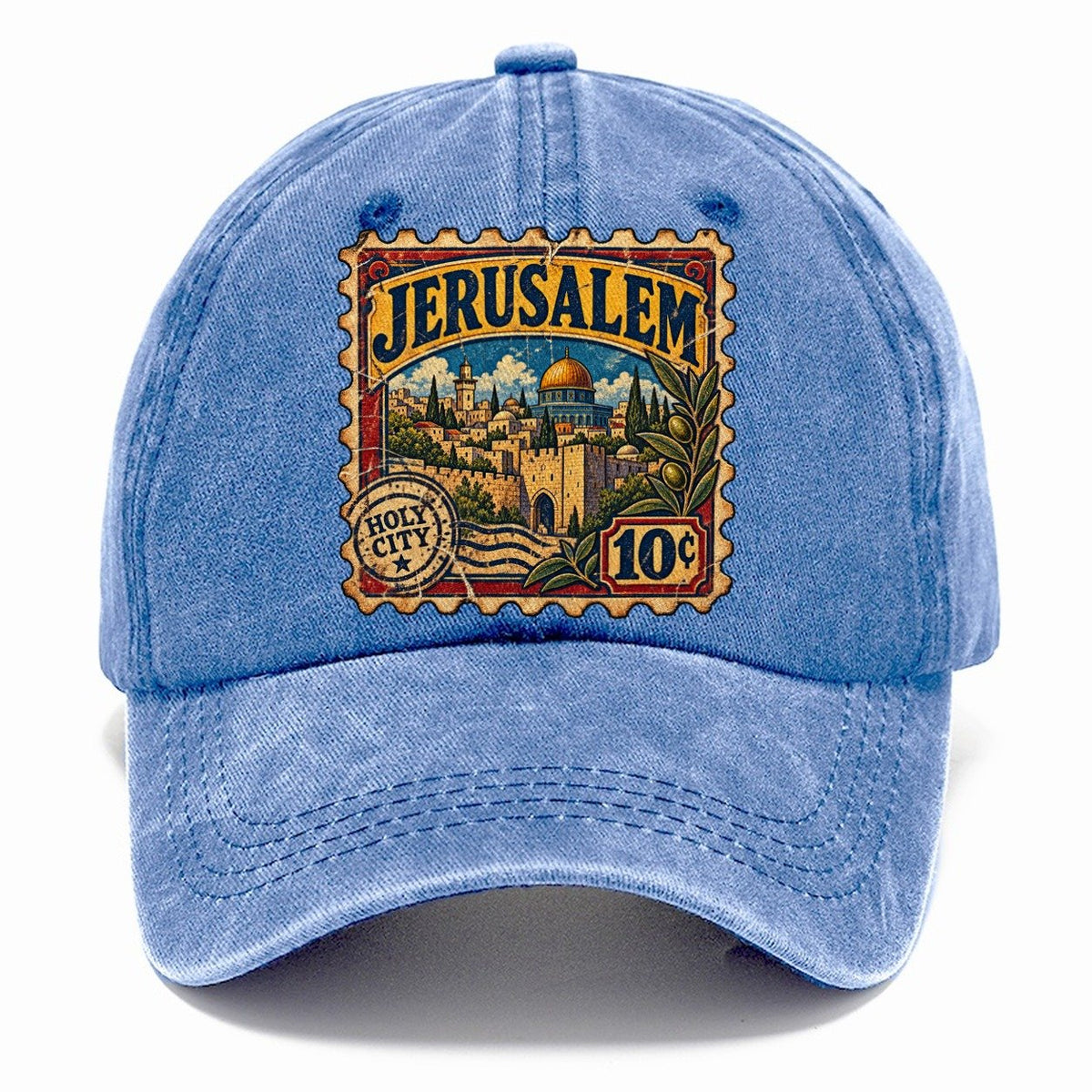 Jerusalem Postage Stamp Jerusalem Classic Cap – Summer Sky