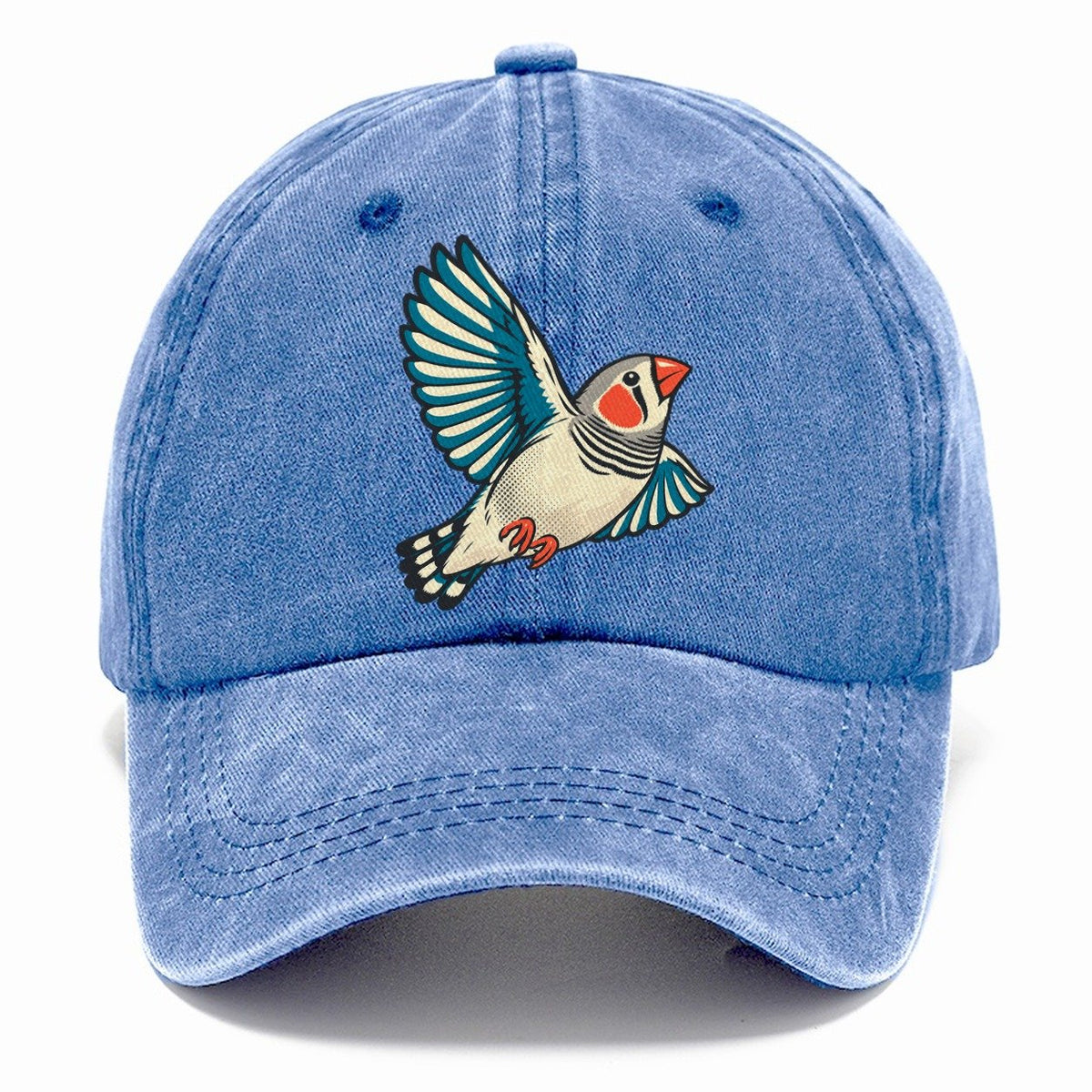 Zebra Finch Flash Classic Cap – Summer Sky