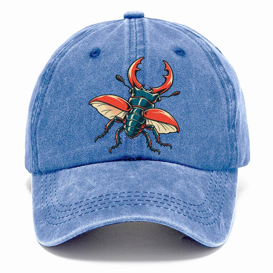 Stag Beetle Rise Classic Cap – Summer Sky