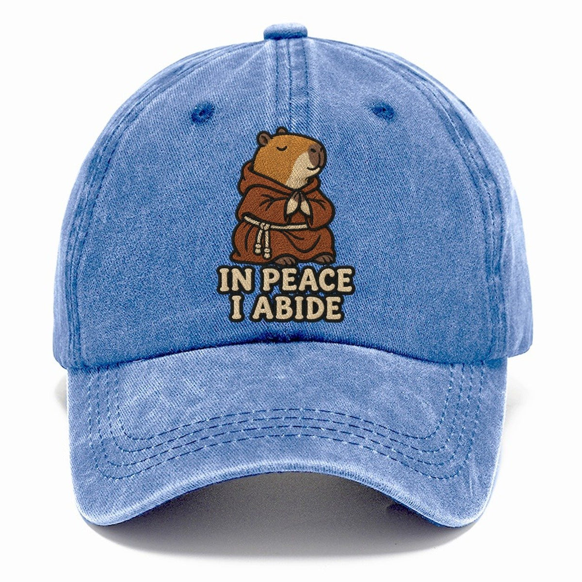 Capybara Monk Weary Court Classic Cap – Summer Sky