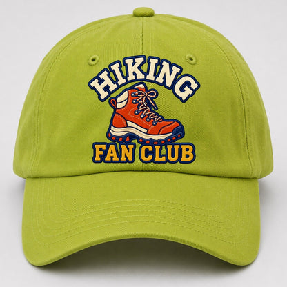 Hiking Fan Club Baseball Cap – Fluorescent Green