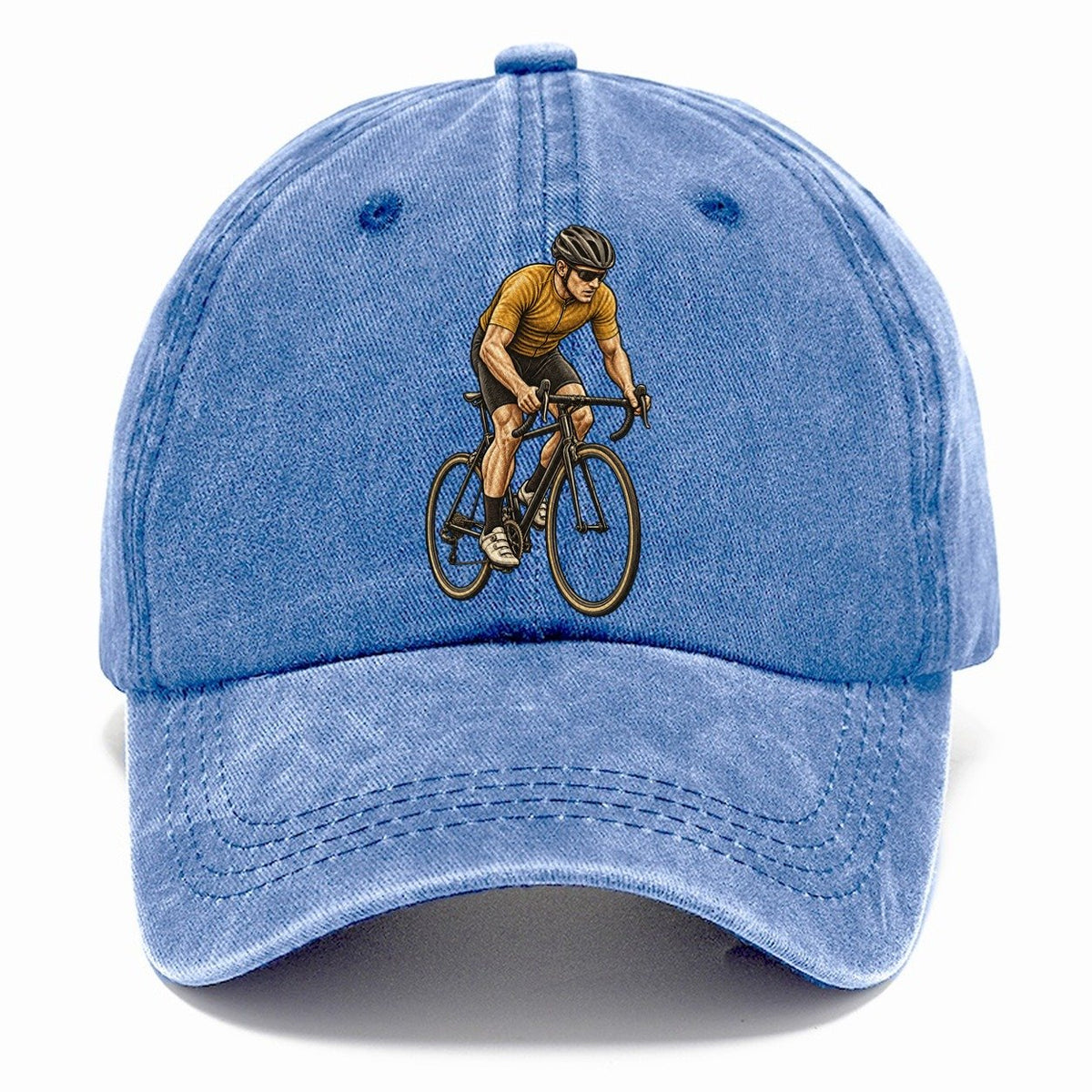Cyclist Steady Climb Pastimes Companions Classic Cap – Summer Sky