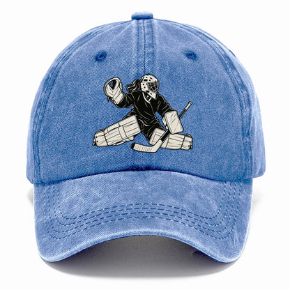 Female Hockey Goalie Classic Cap – Summer Sky