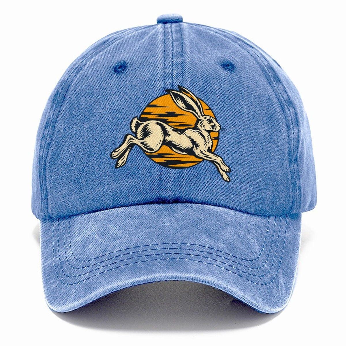 Desert Hare Sunset Shadow Sundown Familiars Classic Cap – Summer Sky