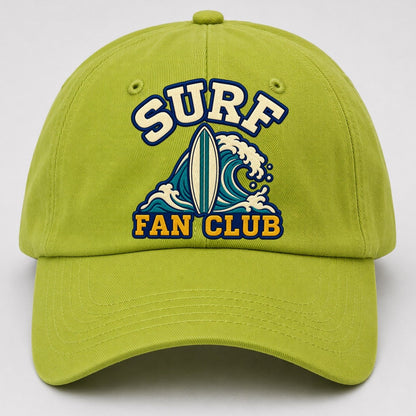Surf Fan Club Baseball Cap – Fluorescent Green