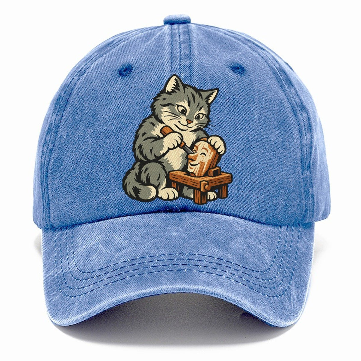 Cat Marionette Carver Sundown Familiars Classic Cap – Summer Sky