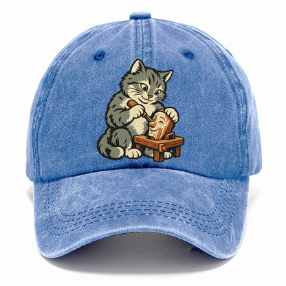 Cat Marionette Carver Sundown Familiars Classic Cap – Summer Sky