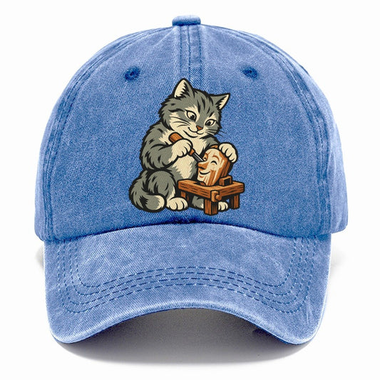 Cat Marionette Carver Sundown Familiars Classic Cap – Summer Sky