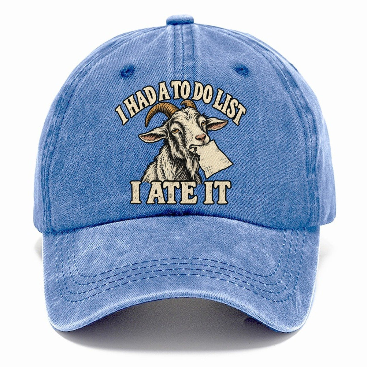 Goat Ate The List Everyday Originals Classic Cap – Summer Sky