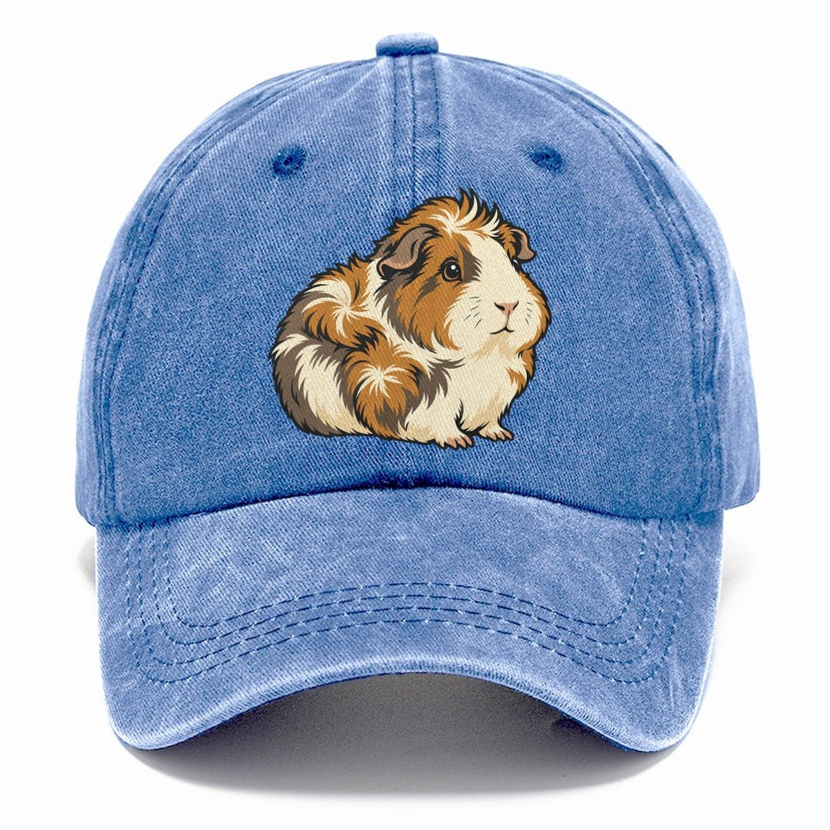 Guinea Pig Rosette Crown Small Pet Logos Classic Cap – Summer Sky