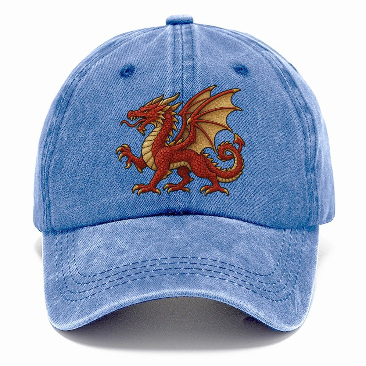 Welsh Dragon Classic Cap – Summer Sky