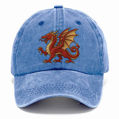 Welsh Dragon Classic Cap – Summer Sky