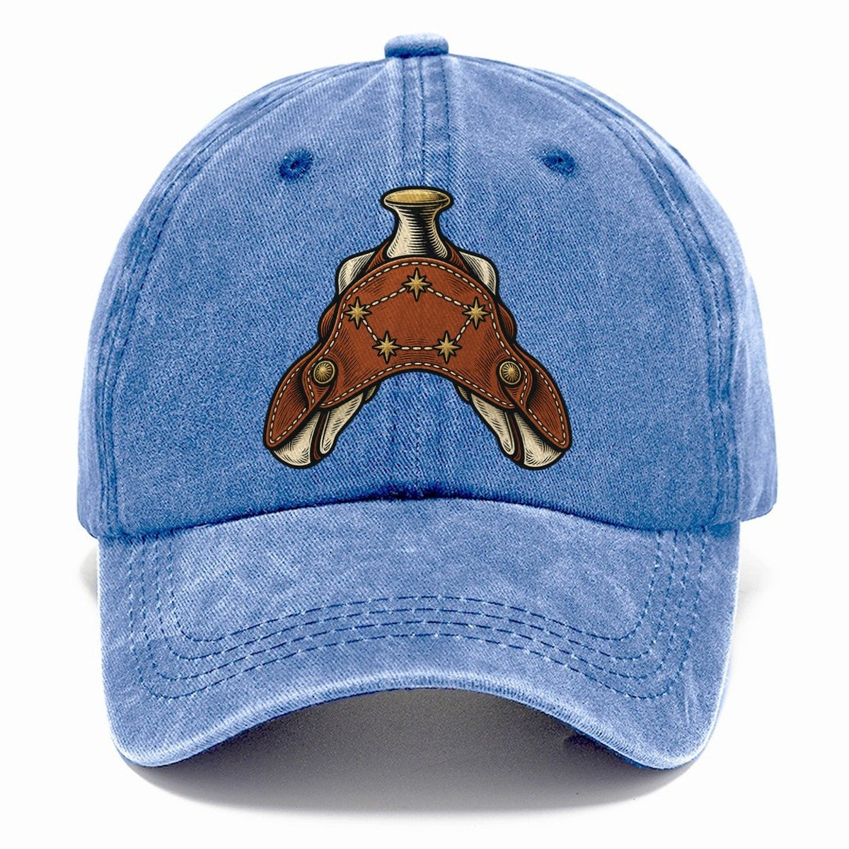 Star Saddle Stitch Sundown Familiars Classic Cap – Summer Sky