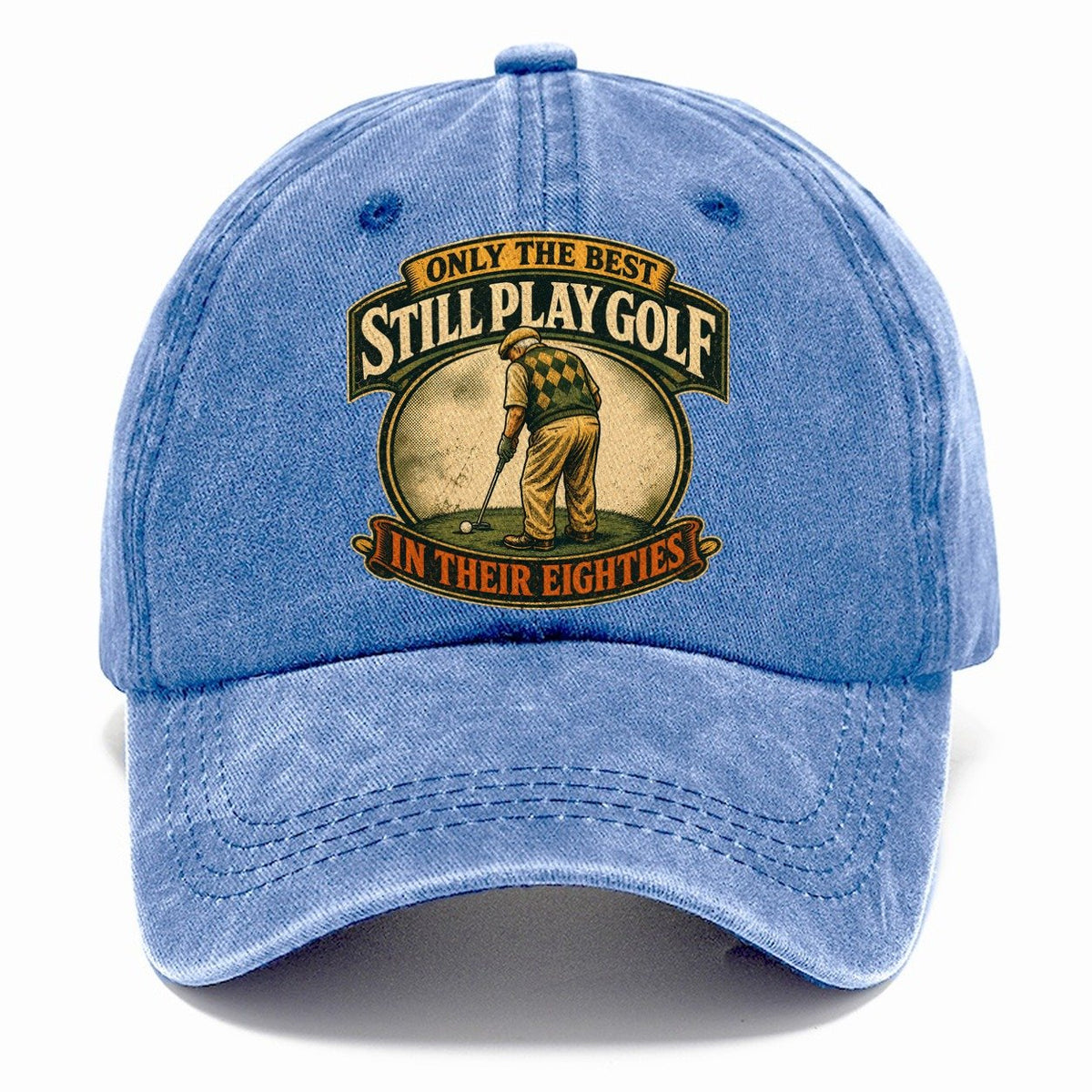 Still Play Golf in Their Eighties Classic Cap – Summer Sky