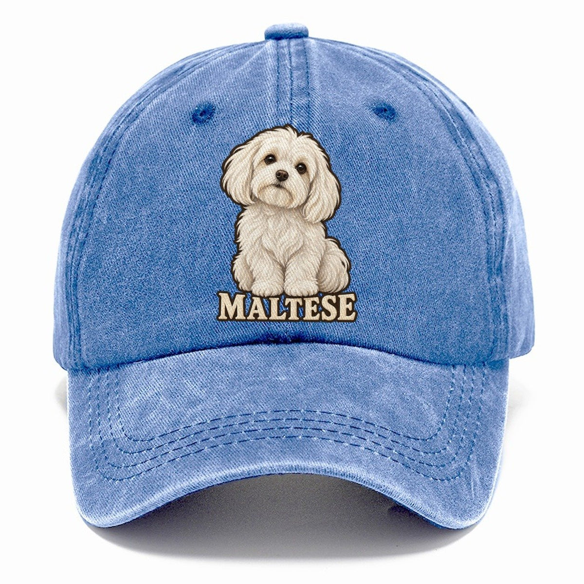 Maltese Name Line Fan Favorites Classic Cap – Summer Sky