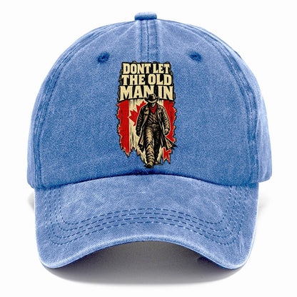 Don't Let The Old Man In Canada Woodcut Classic Cap – Summer Sky