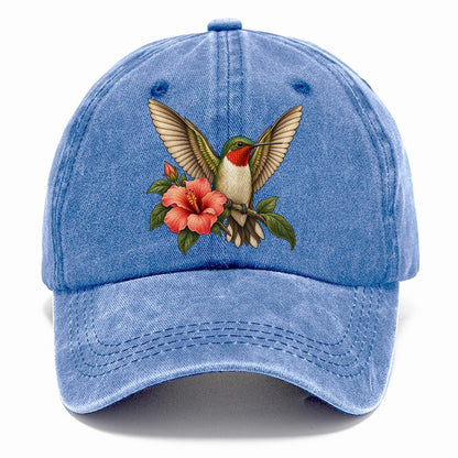 Hummingbird Morning Stretch Character Club Classic Cap – Summer Sky