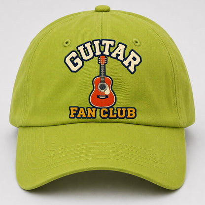 Guitar Fan Club Baseball Cap – Fluorescent Green