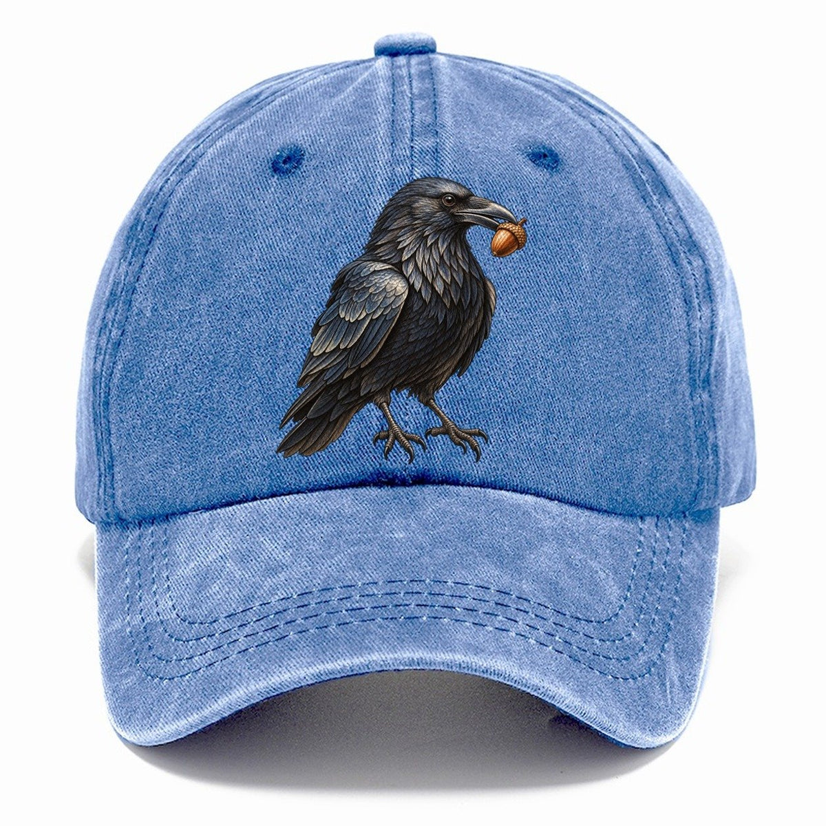 Raven With Acorn Everyday Originals Classic Cap – Summer Sky