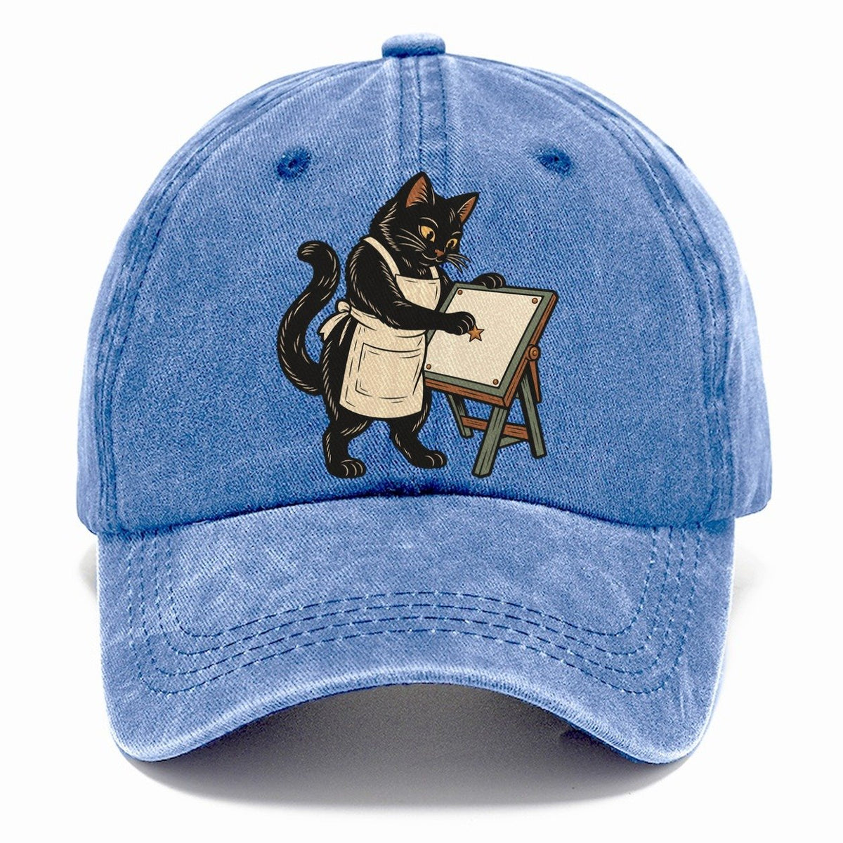 Black Cat Mapmaker Sundown Familiars Classic Cap – Summer Sky