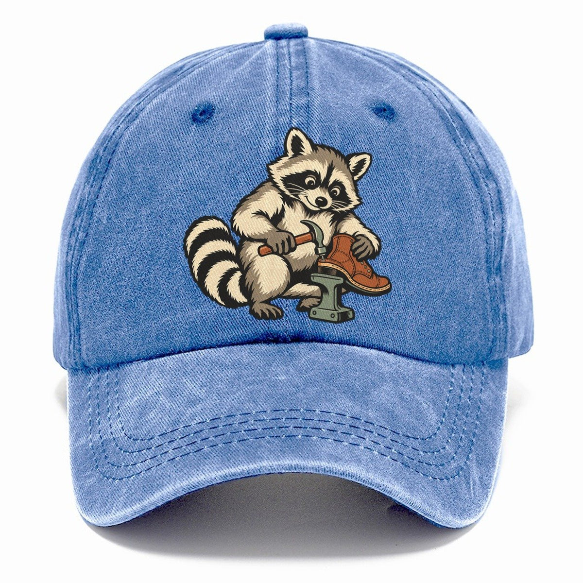 Raccoon Cobbler Sundown Familiars Classic Cap – Summer Sky