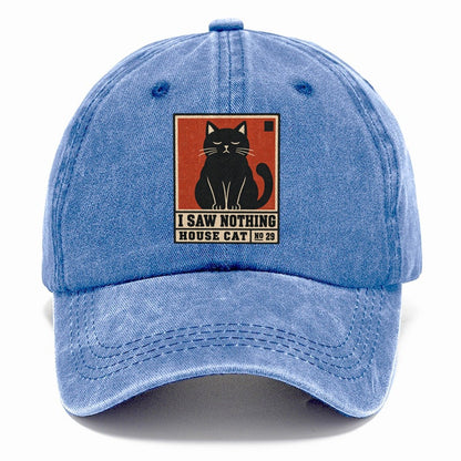 I Saw Nothing Neko Says No Classic Cap – Summer Sky