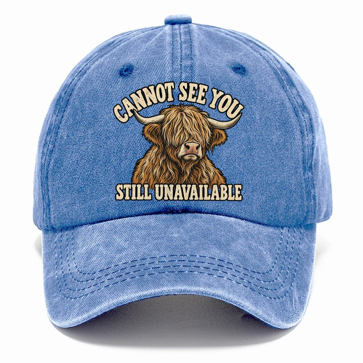 Highland Cow Unavailable Everyday Originals Classic Cap – Summer Sky