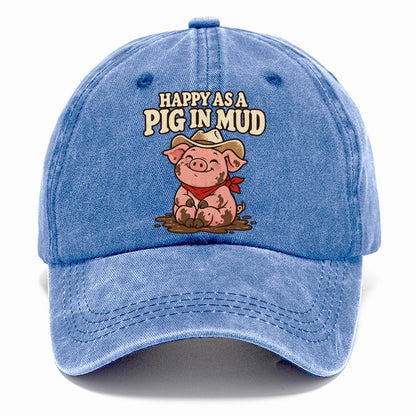 Happy As A Pig In Mud Well I Declare Classic Cap – Summer Sky