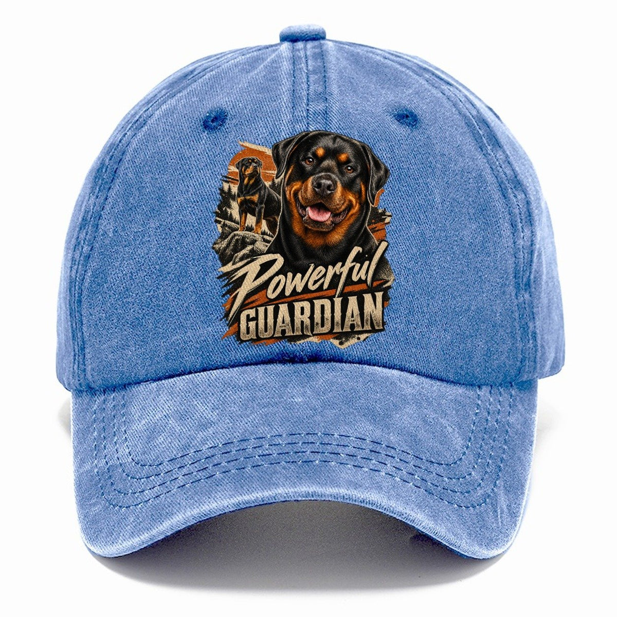 Powerful Guardian Rottweiler Classic Cap – Summer Sky